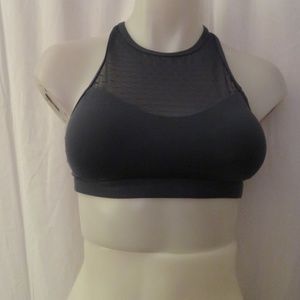 UNIQUELY DARK GRAY SPORTS BRA S